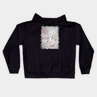 diamond plate you can't walk all over me Kids Hoodie